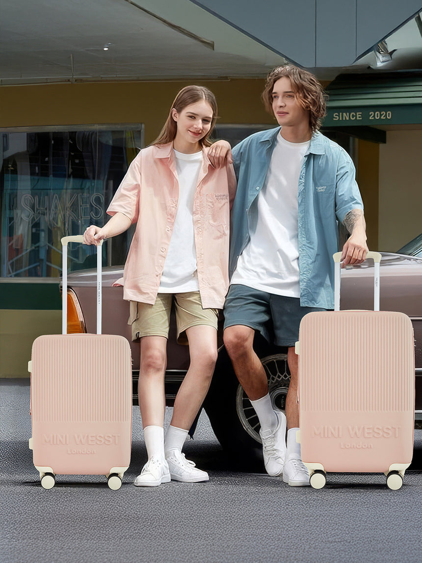 Mw London Pink Set Of 2 Luggage