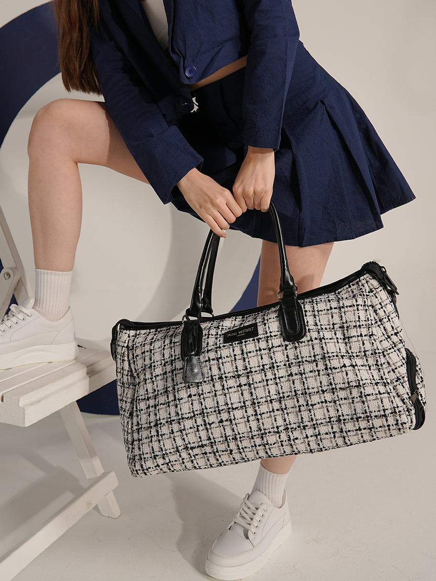 Wall Street White London Duffle Bag