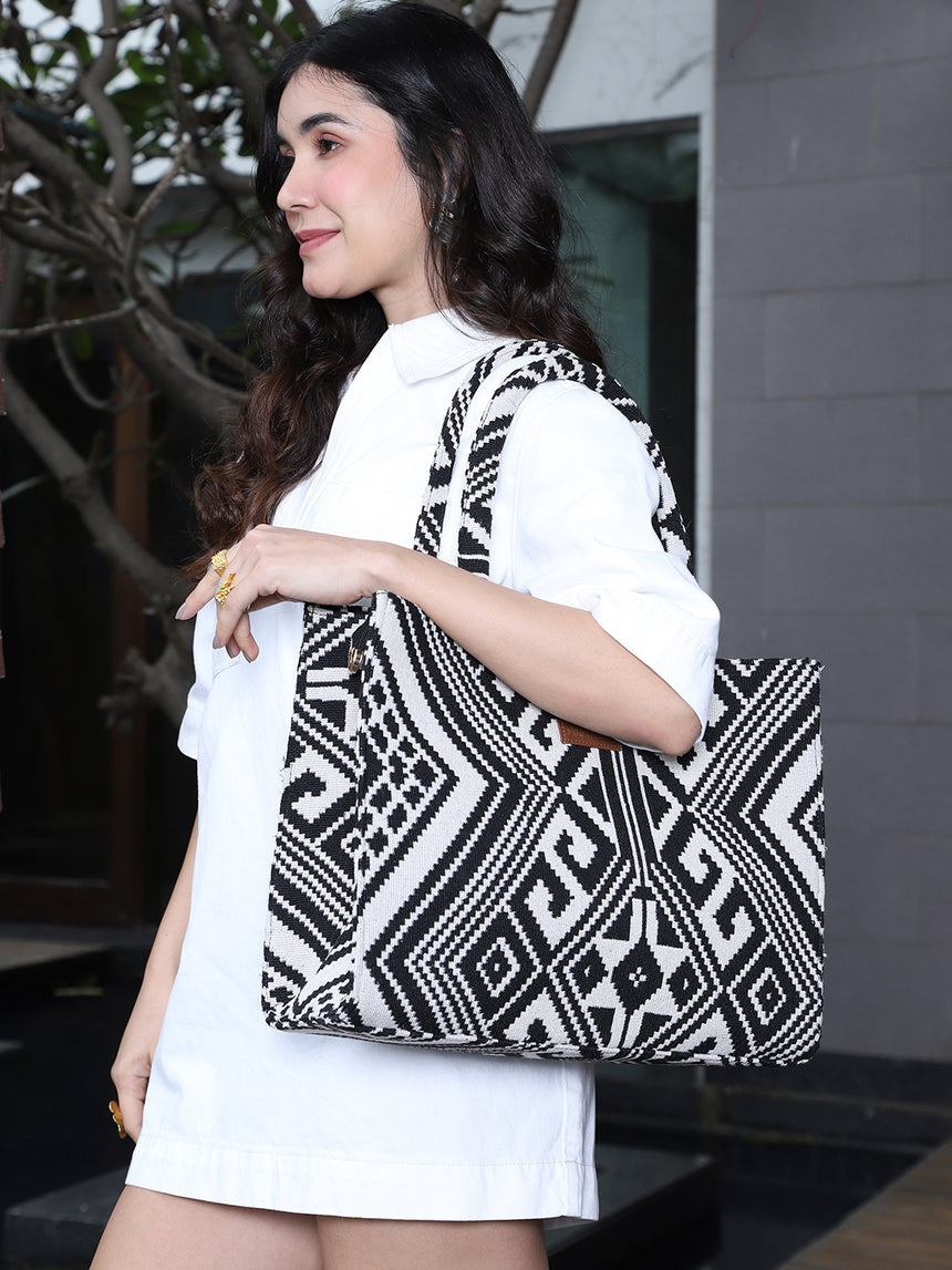 Atomic Multicolor Tote Bag