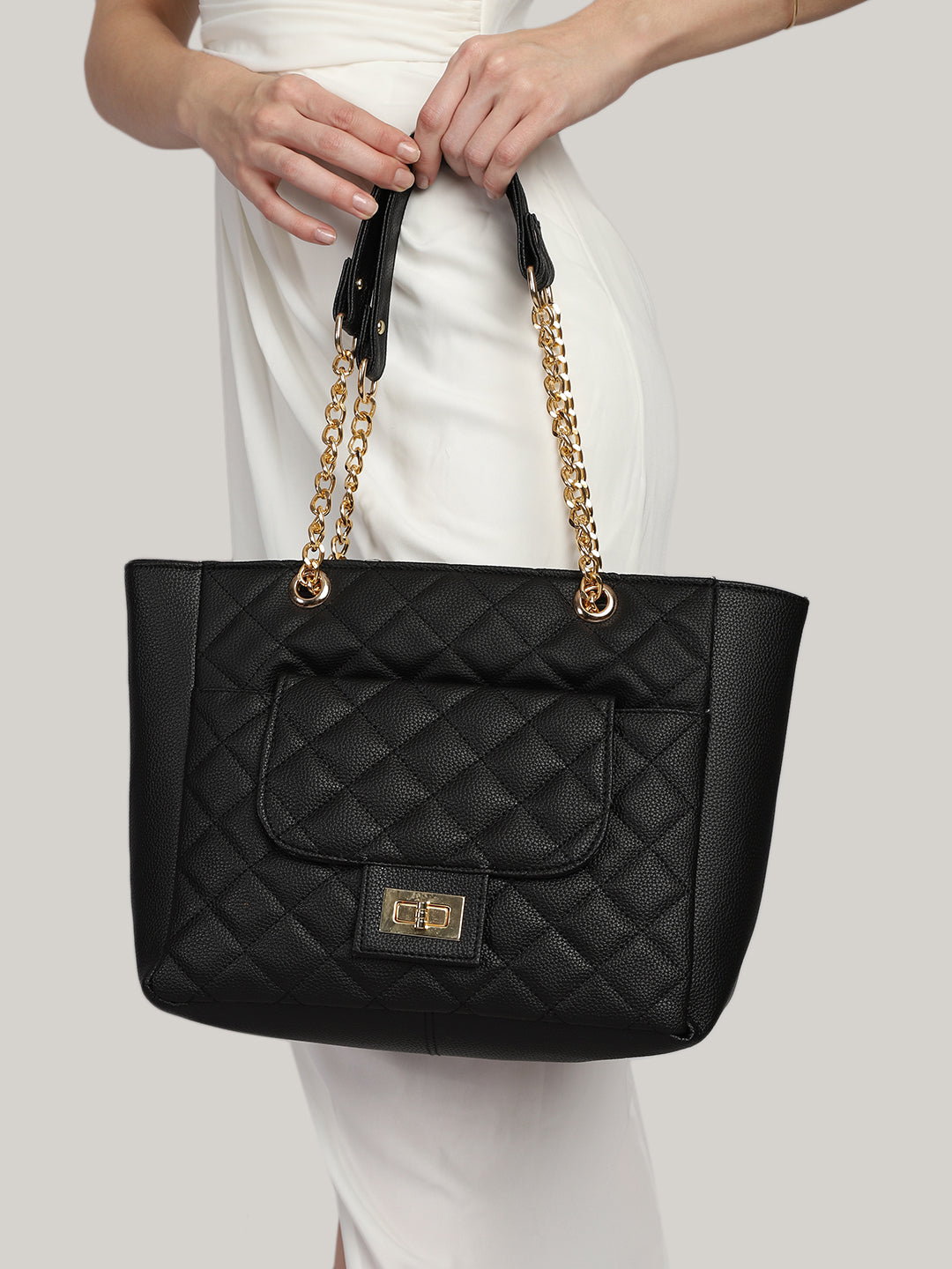 Women's Black Tote bags