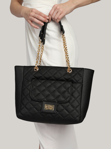 Women's Black Tote bags