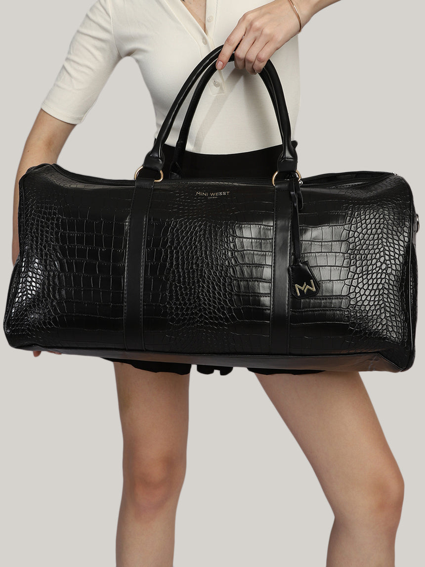 Istanbul Black Duffle