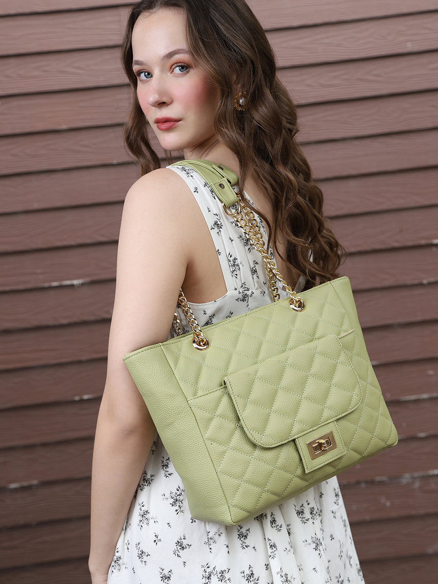 Casual Solid Handheld Bag