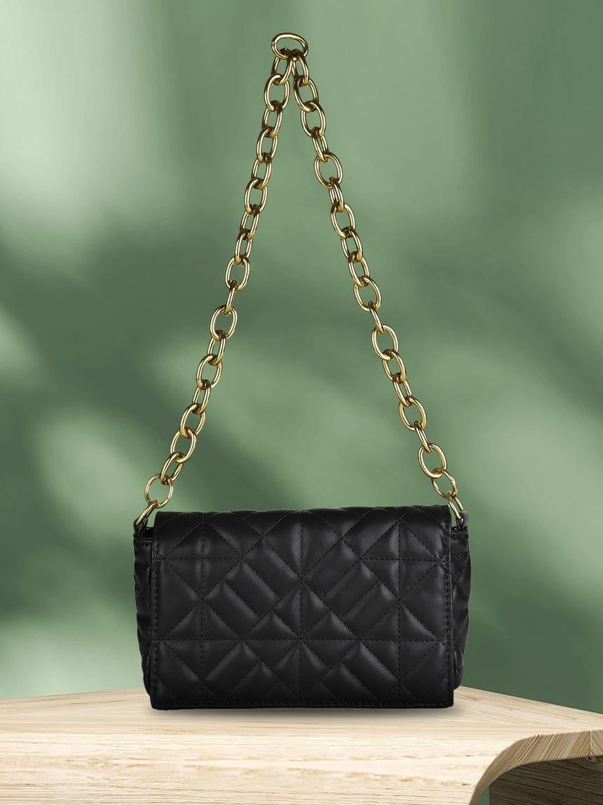 Casual Solid Shoulder Bag