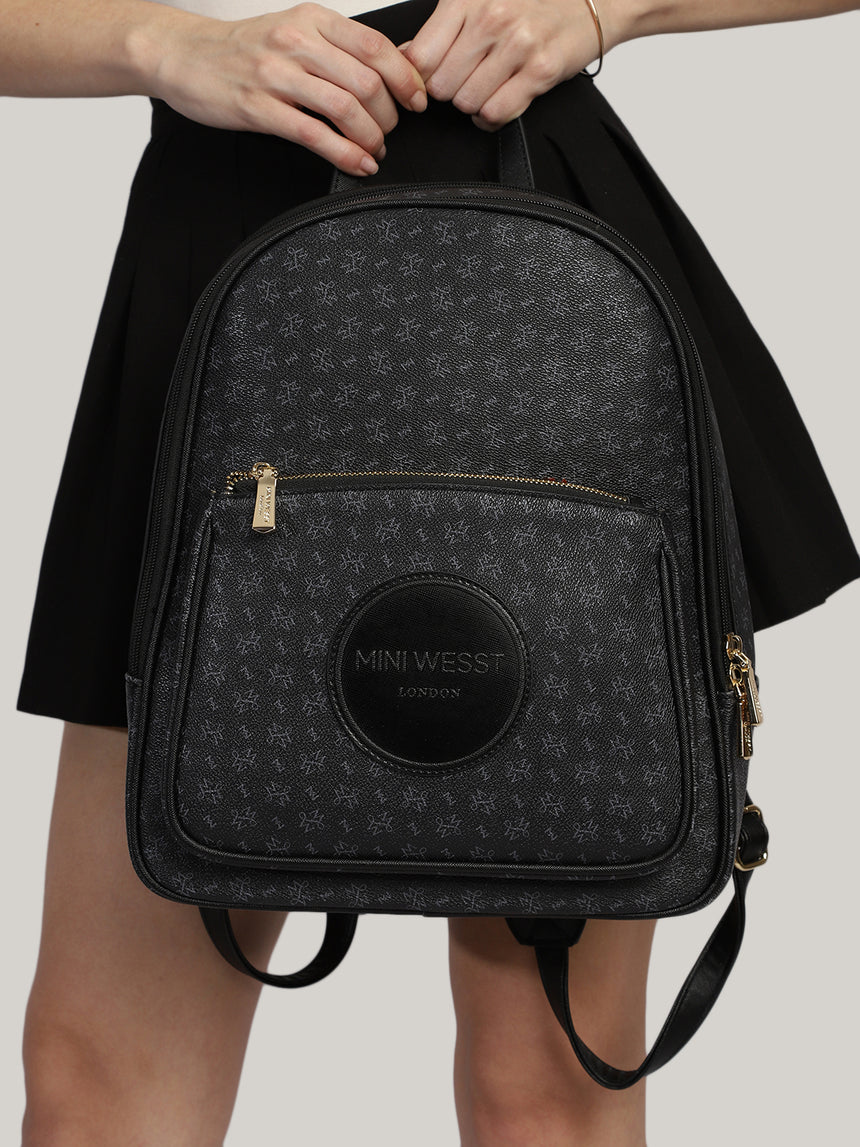 Runway Luxury Black London Backpack