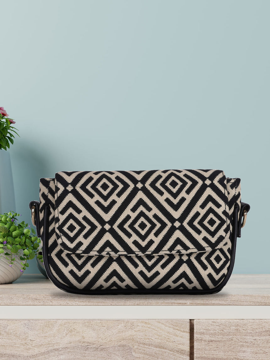 Multi Graphic Sling Bag
