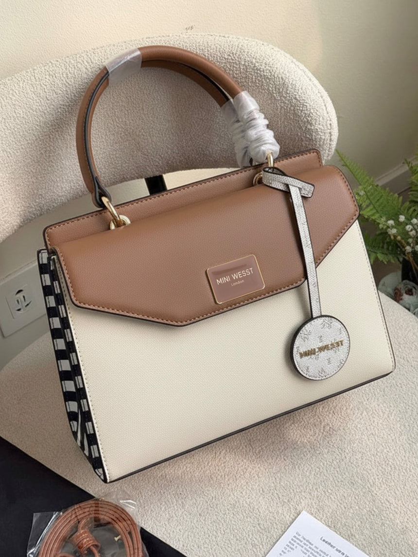 Yin & Yang Luxe Beige London Handbag