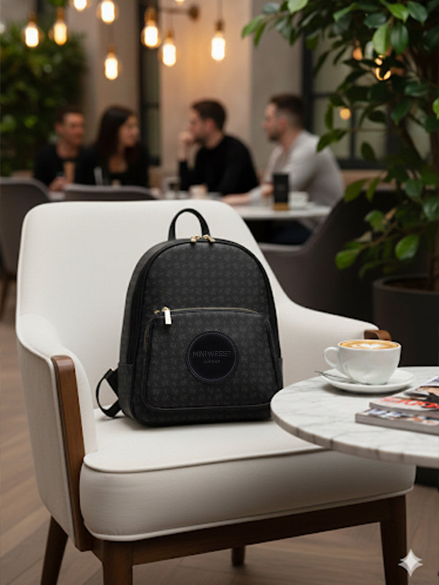 Runway Luxury Black London Backpack