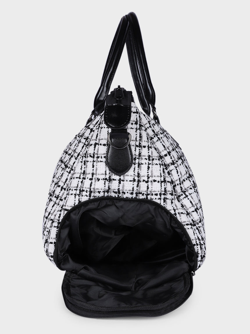 Wall Street White London Duffle Bag