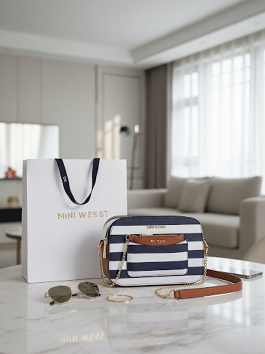 Uptown Luxe Printed London Crossbody