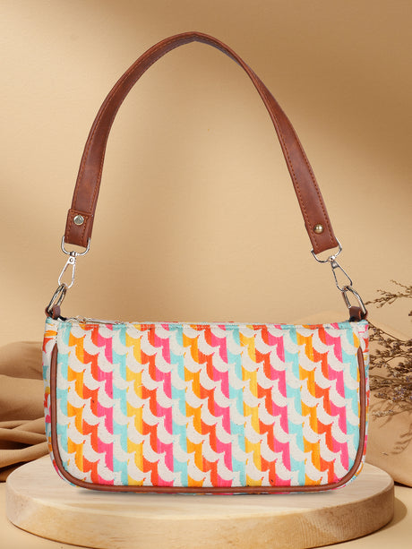 Women's Printed Handheld Bag
