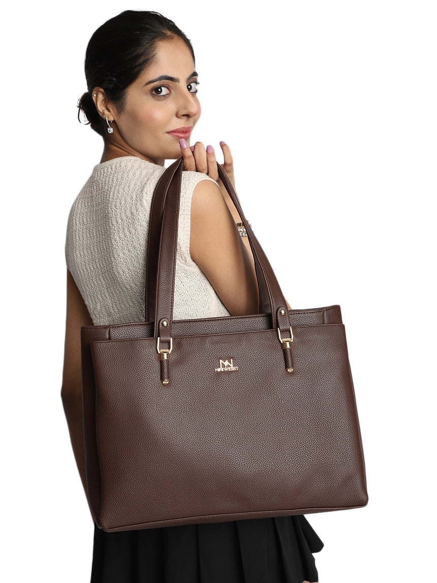 Dusk Till Dawn Brown Tote