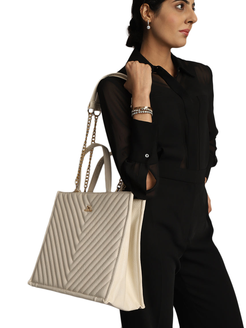 Cambridge White Tote