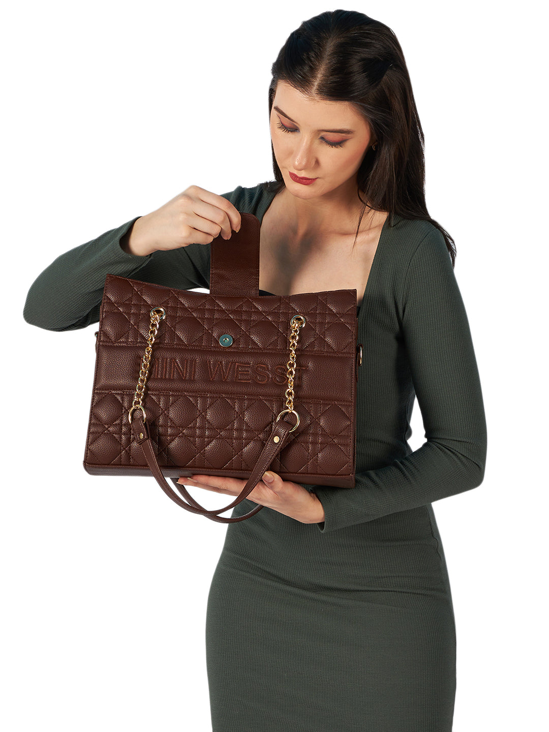 Mini Wesst Brown Signature Tote