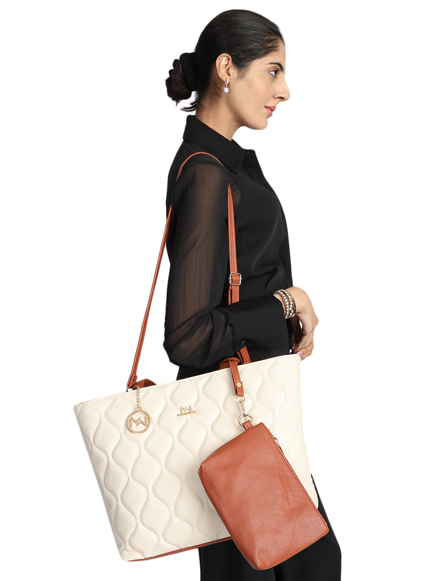 Rachel Beige Tote