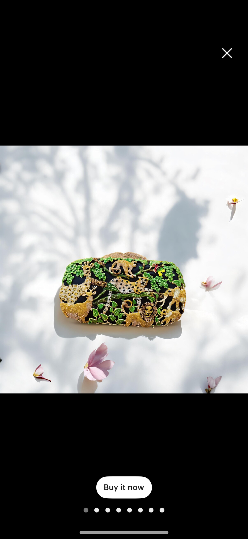 Mighty Jungle Multicolor Clutch