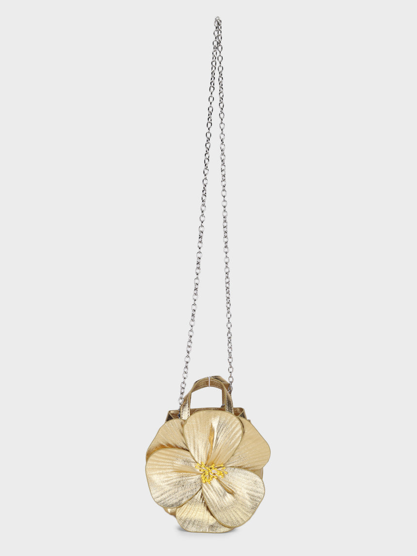 Maryjane Golden Handbag