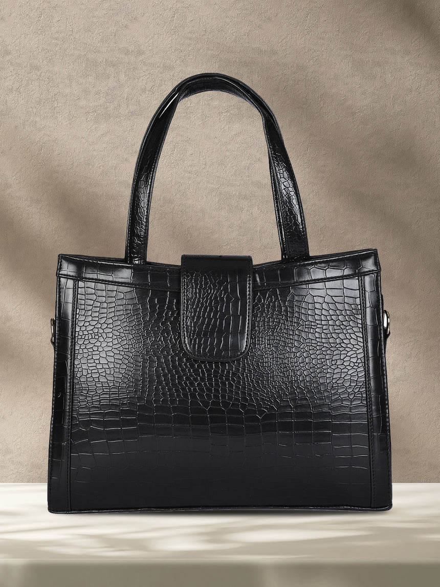 Mrs. Gavin Signature Black Hand Bag