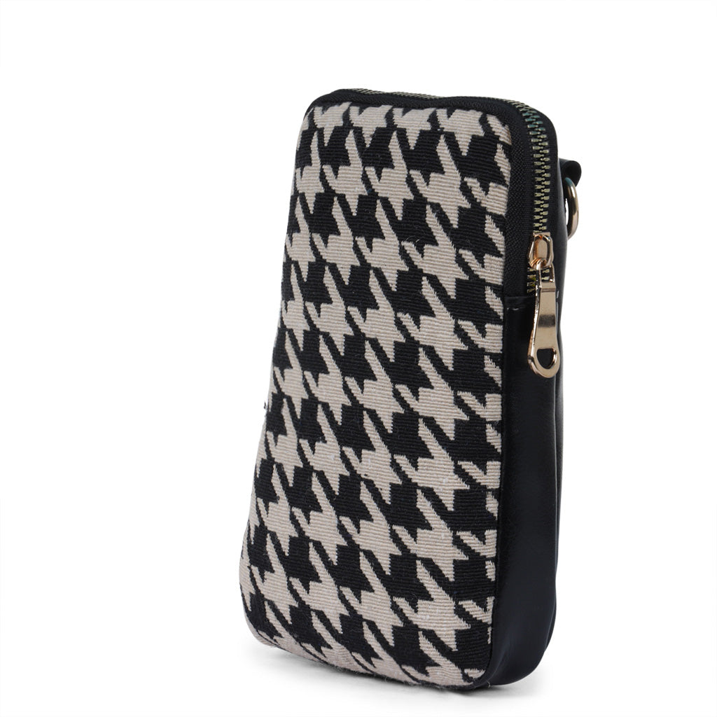 Houndstooth Mobile Sling Bag
