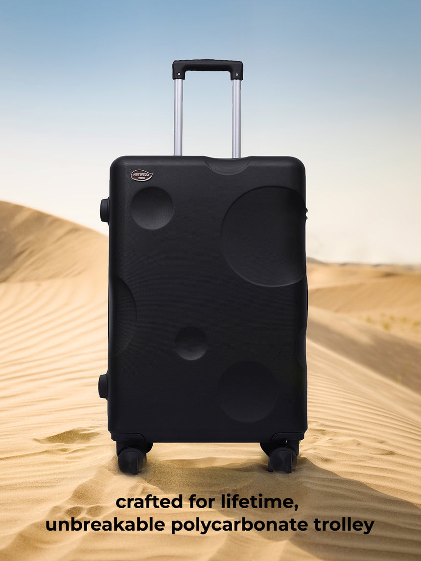 The Moon Check In Black Medium