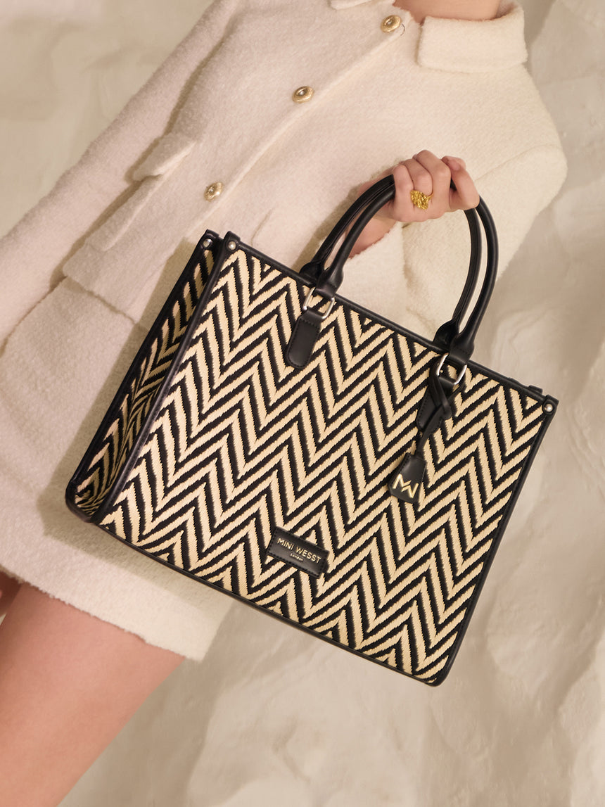 Times Square Luxury Printed London Tote