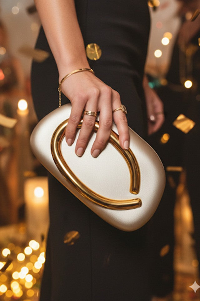 Ashley Golden Clutch