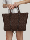 Hannah Montanna Brown Tote