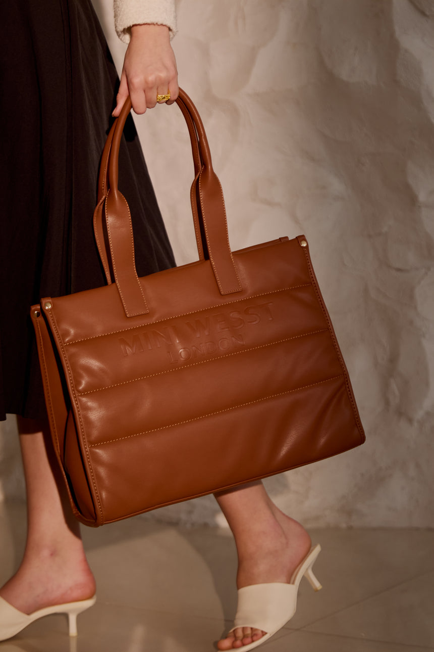 Parisian Luxury Brown London Tote