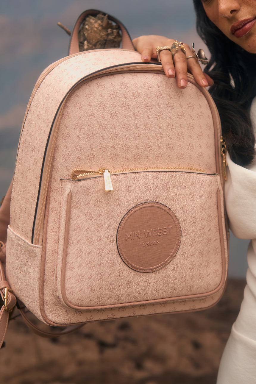Runway Luxury Pink Backpack