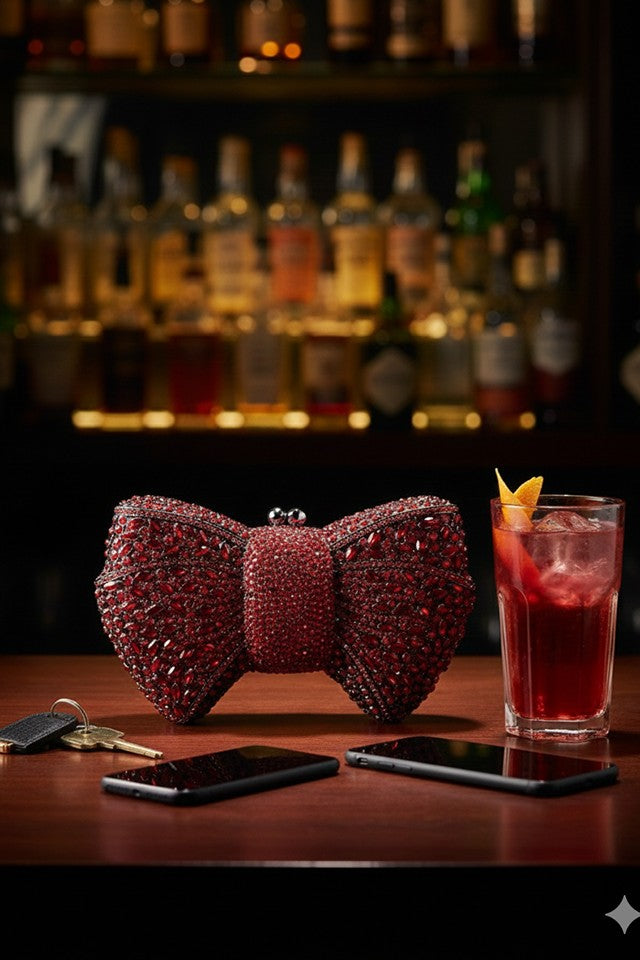 Bow Multicolor Clutch