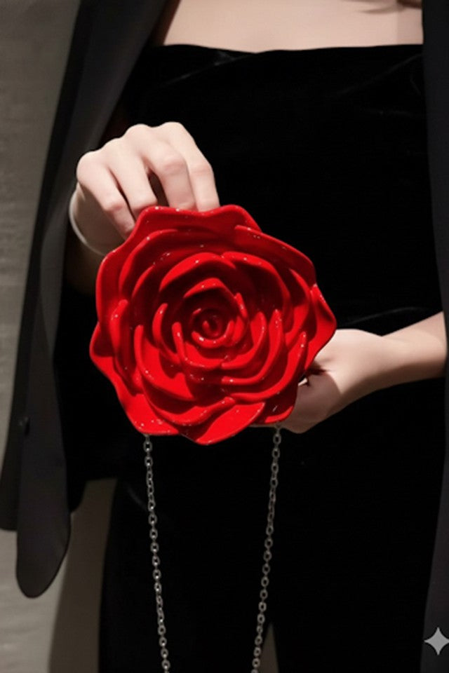 The Rose Red Clutch