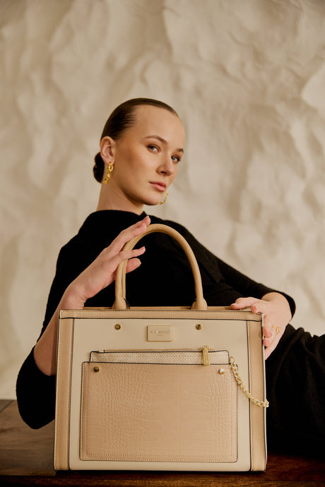 WESTMINSTER LUXURY BEIGE HANDBAG