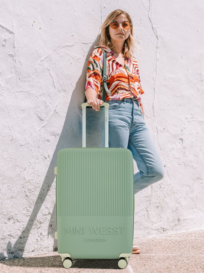 Mw London Green Large Luggage