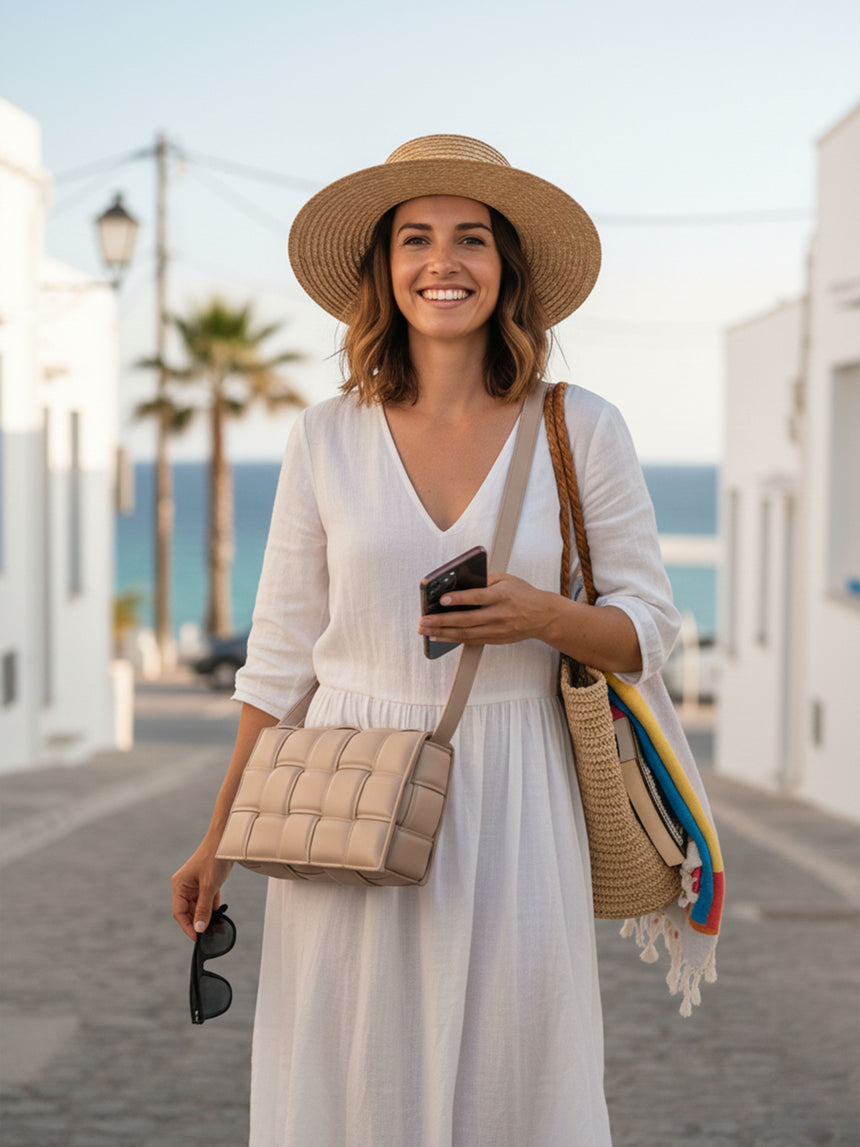 Lebanon Beige London Sling Bag