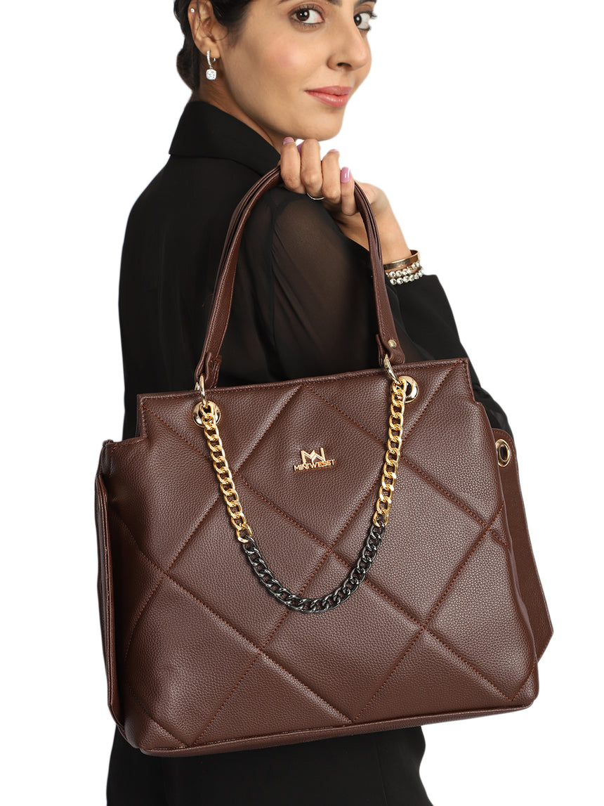 Boston Brown Handbag