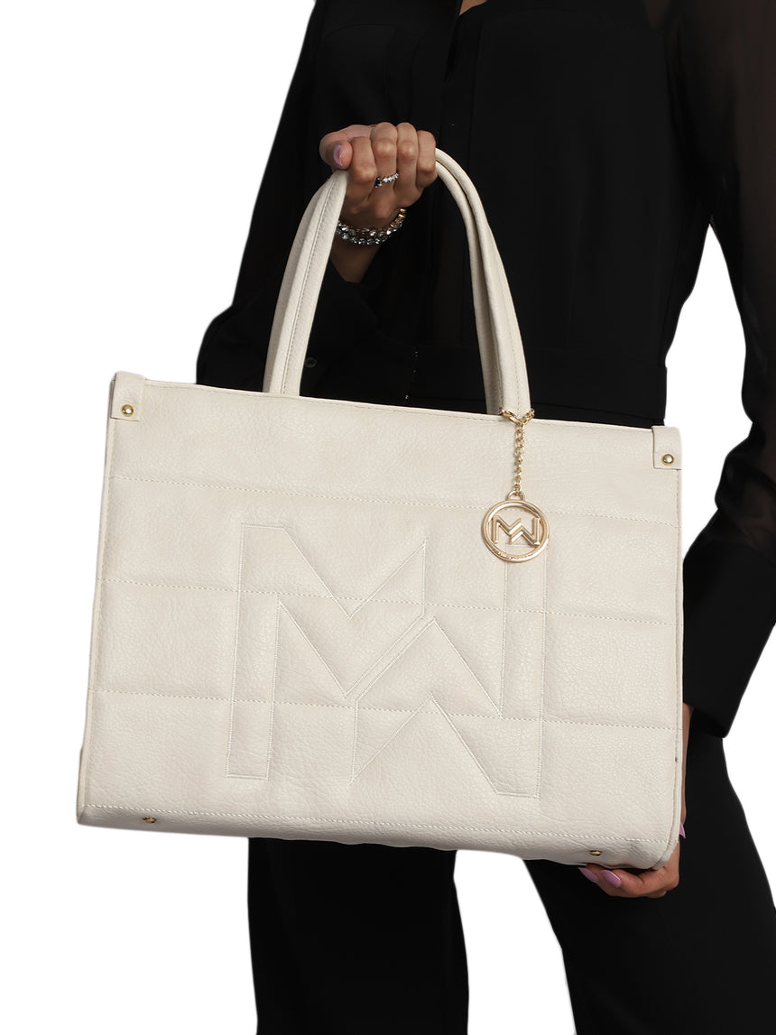 Melbourne White Tote