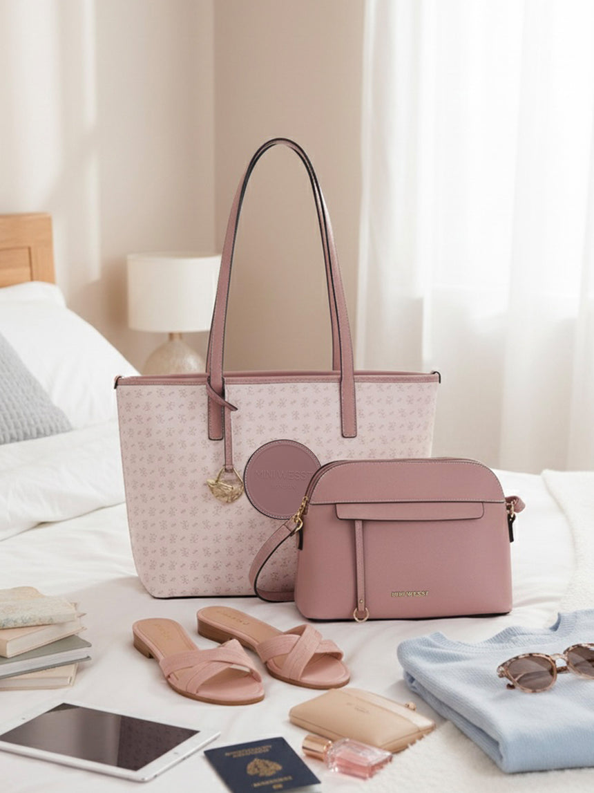 East West Pink London Tote