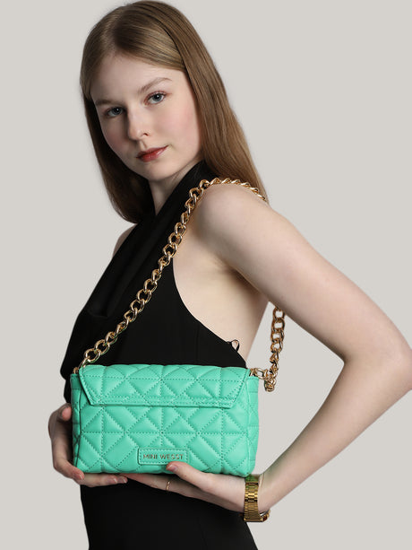 Casual Solid Shoulder Bag