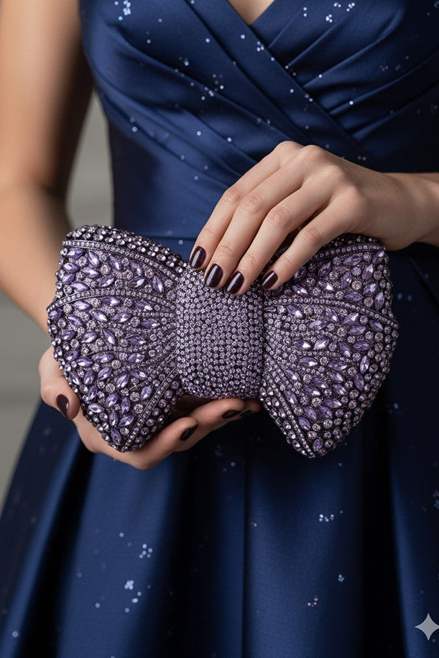 Bow Multicolor Clutch