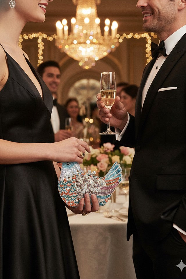 Birdie Multicolor Clutch