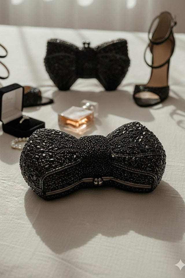 Bow Multicolor Clutch