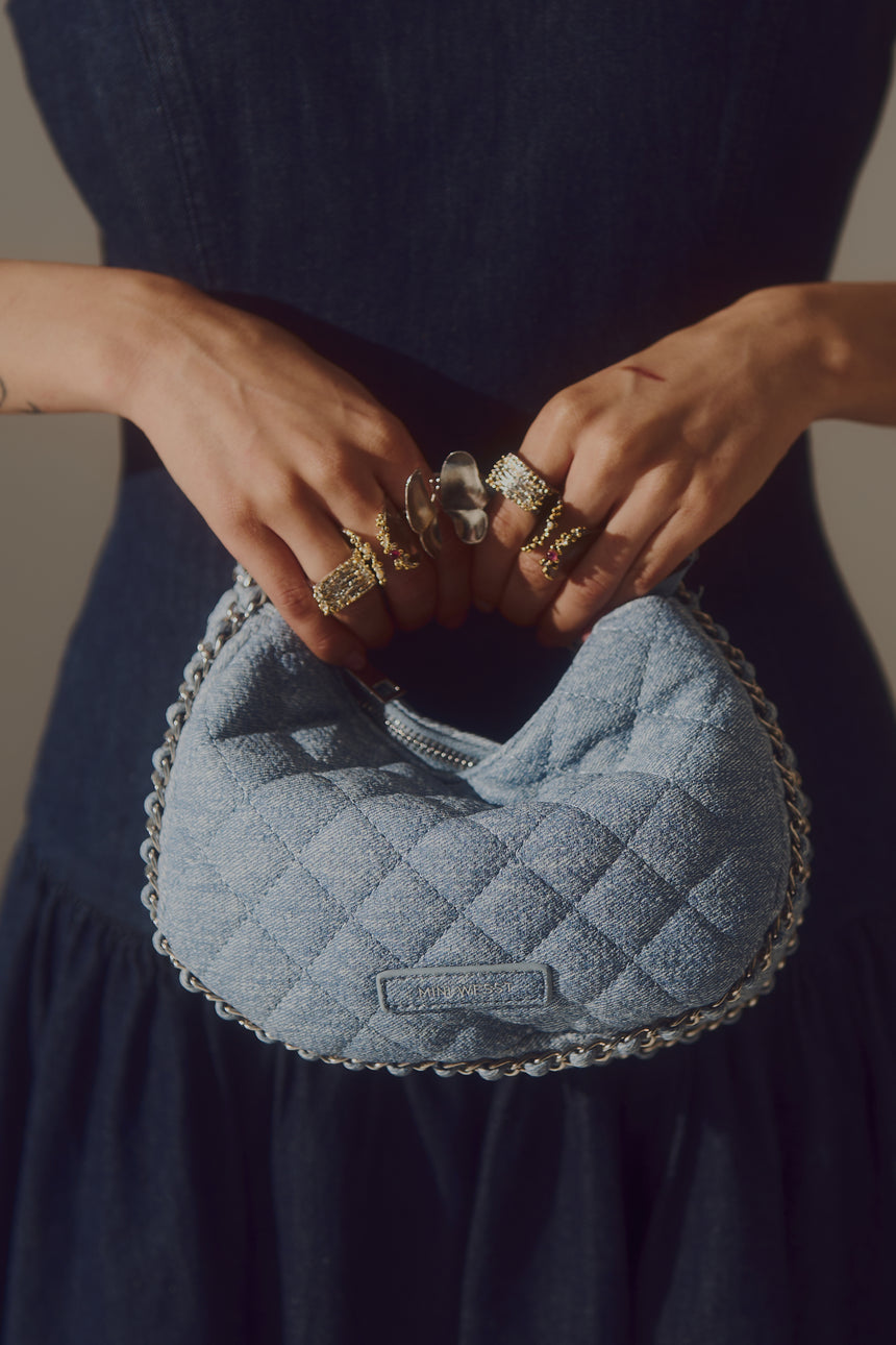 Sofia Blue Shoulder Bag