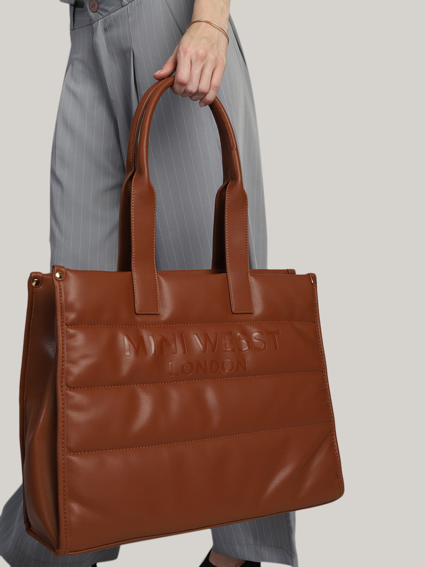 Parisian Luxury Brown London Tote