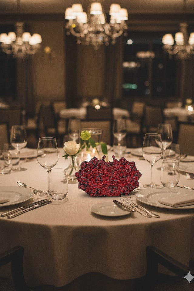 Rose Multicolor Clutch