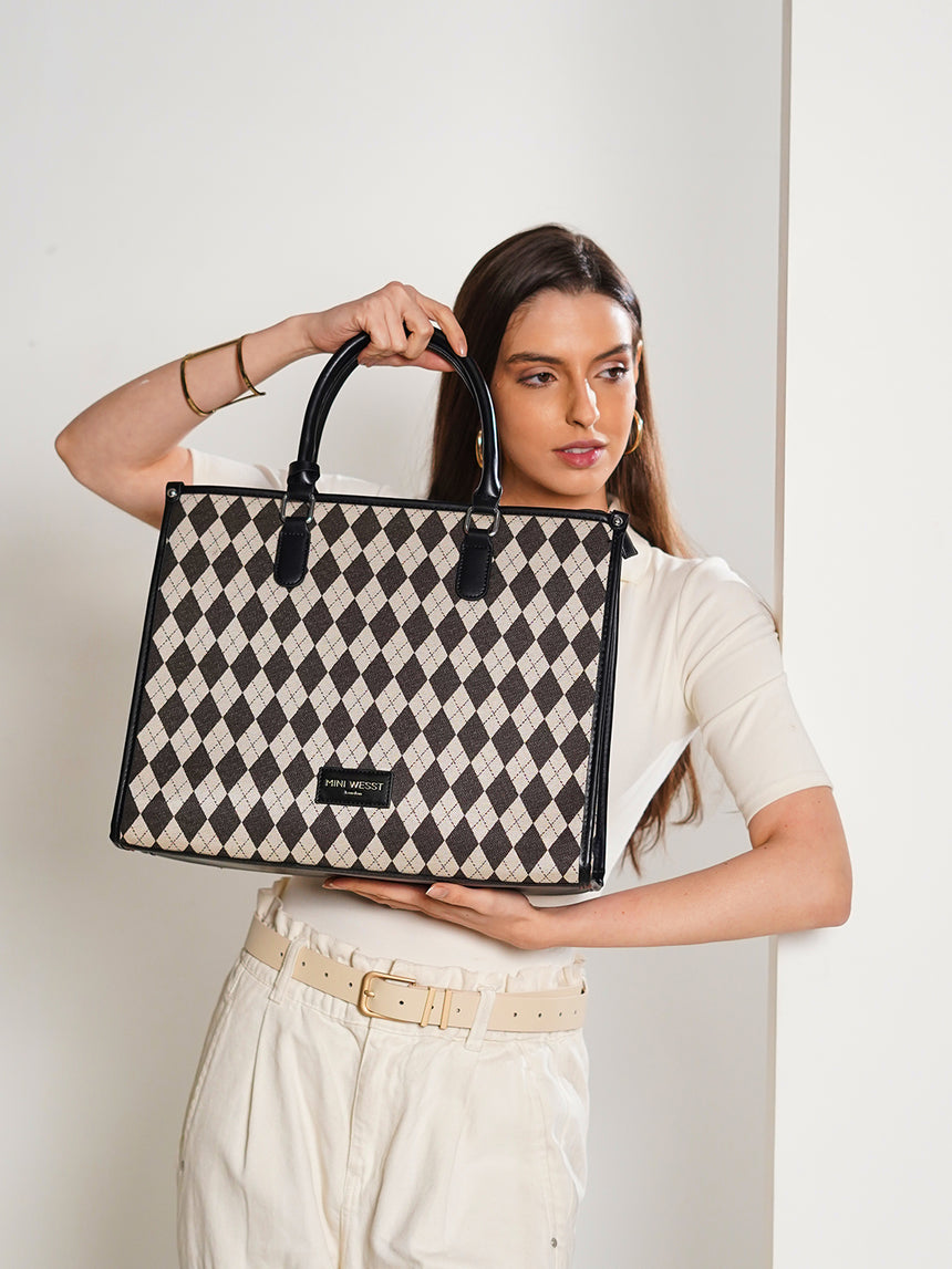 Times Square Luxury Printed London Tote