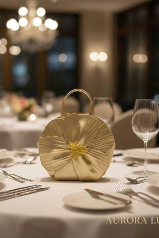 Maryjane Golden Handbag