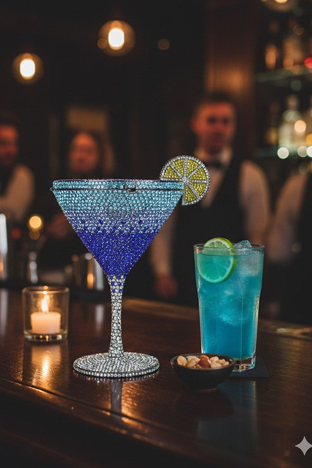 Champagne Multicolor Clutch