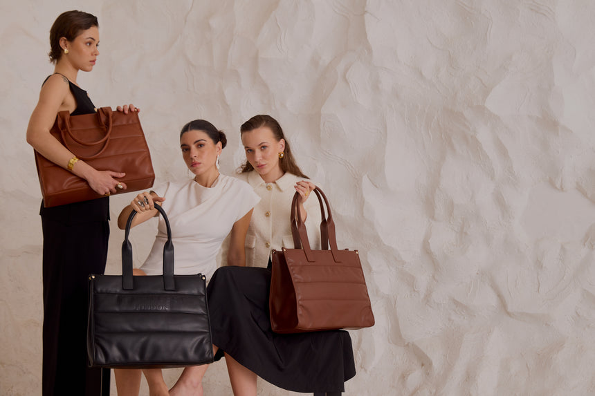 Parisian Luxury Tan London Tote