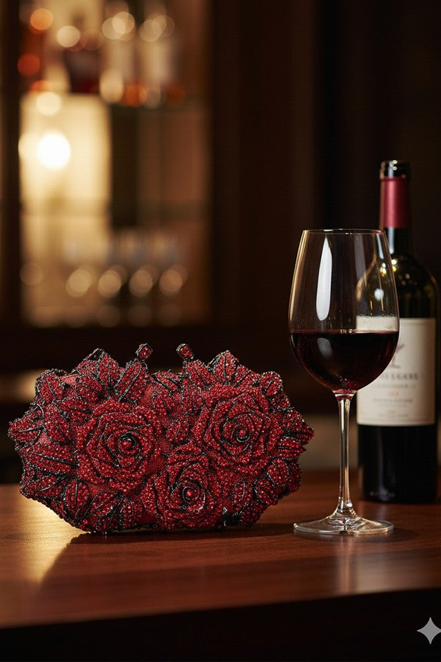 Rose Multicolor Clutch