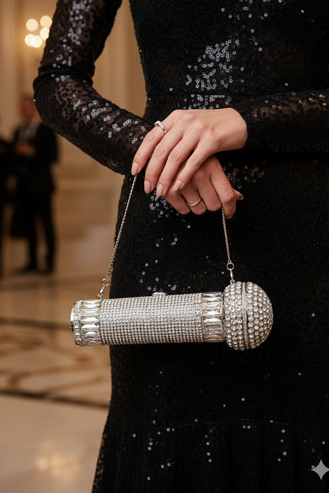 Karaoke Multicolor Clutch